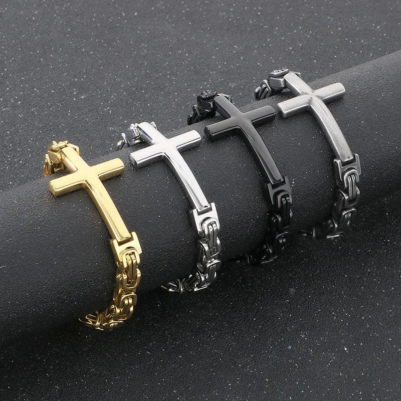 Chain Cross Bracelet