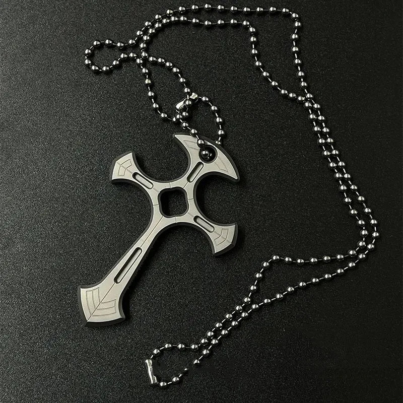 Cross Self Defense Necklace