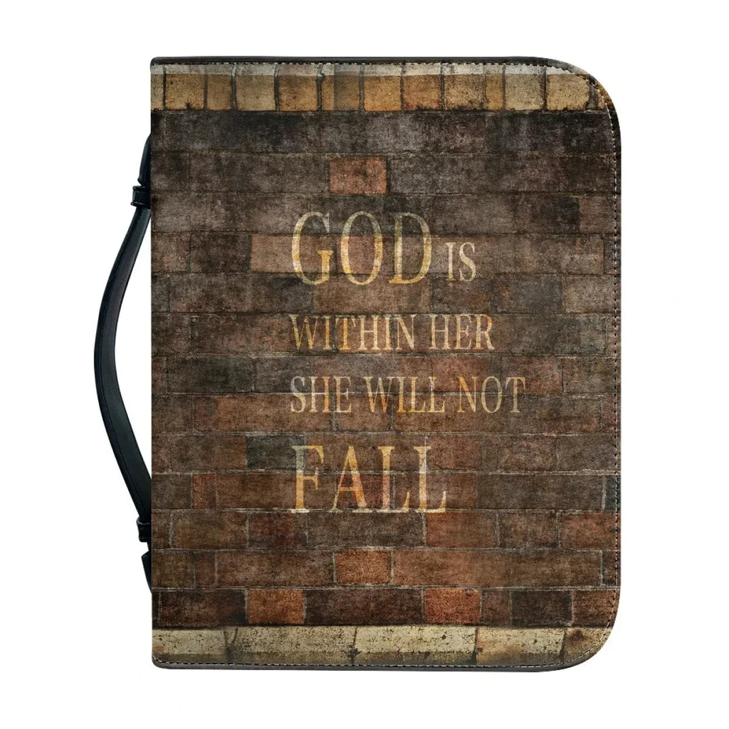 Cross Classic Leather Print Bible Bag
