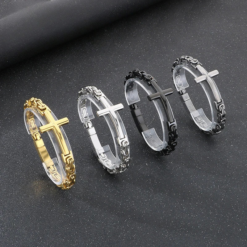 Chain Cross Bracelet